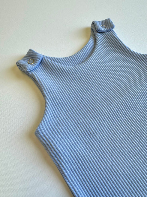 Powder Blue Dungarees
